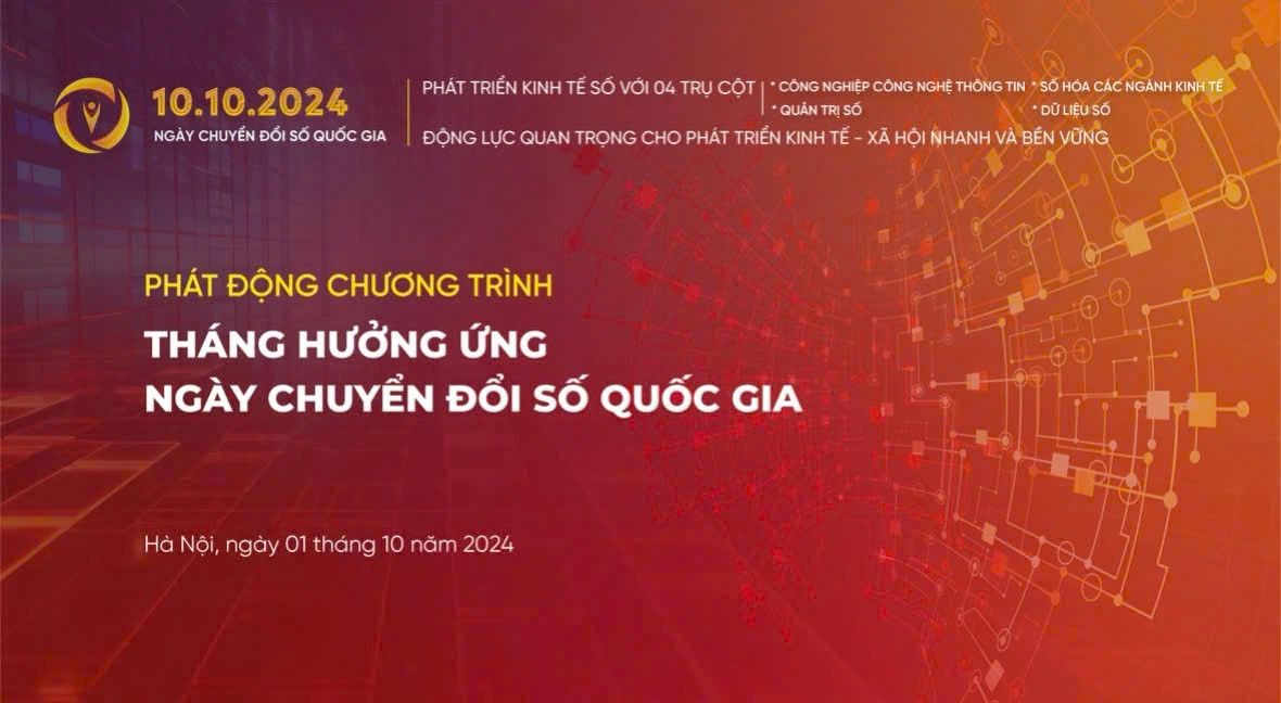 Thumbnail Hưởng ứng ngày chuyển đổi số Quốc gia 10/10/2024