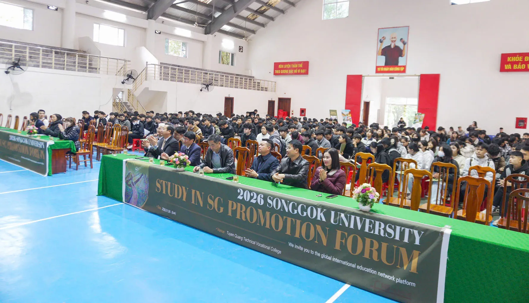 Thumbnail Tư vấn du học sinh chương trình D2-6 tại trường Đại học Songok (Hàn Quốc) cho học sinh, sinh viên trường Cao đẳng Tuyên Quang