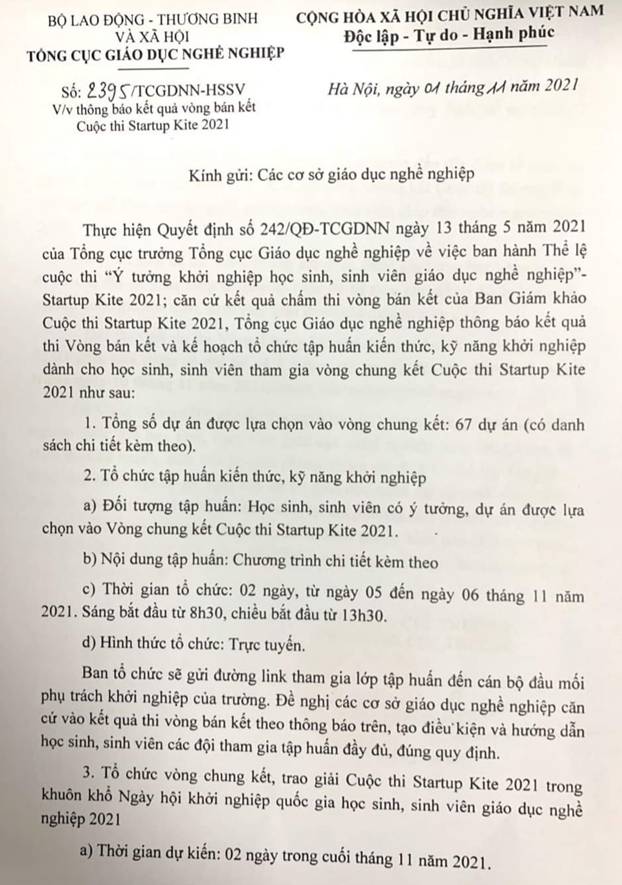 Quyết định số 975/QĐ-CĐNKTCN, ngày 04 tháng 11  năm 2021: Phê duyệt danh sách thí sinh đủ điều kiện, tiêu chuẩn dự thi tuyển viên chức 
năm 2020 của Trường Cao đẳng nghề Kỹ thuật – Công nghệ Tuyên Quang
 